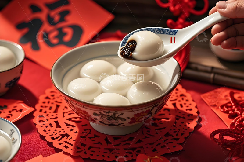 高清大图下载【趣麦麦图】美食摄影元宵摄影图17