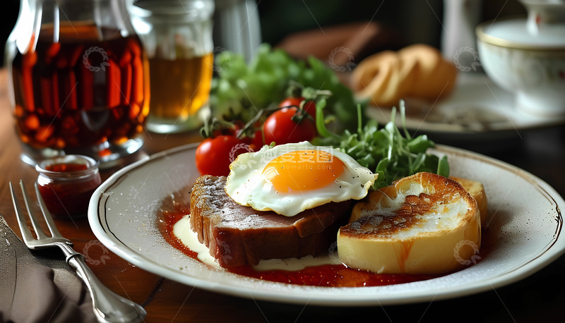 高清大图下载【趣麦麦图】特色西餐美食牛肉排摄影图2
