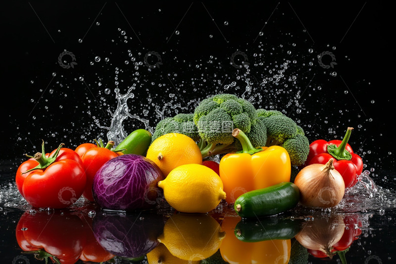 高清大图下载【趣麦麦图】水果组合生鲜果蔬摄影图1