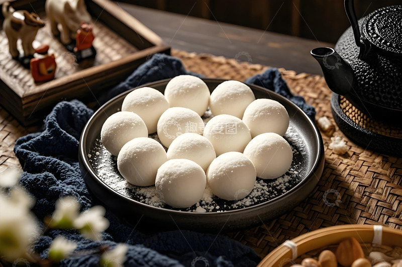 高清大图下载【趣麦麦图】节日美食元宵汤圆摄影图5