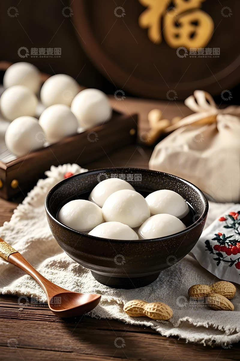 高清大图下载【趣麦麦图】美食摄影元宵摄影图19