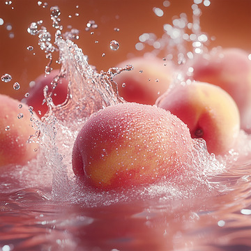 超高清水蜜桃产品图