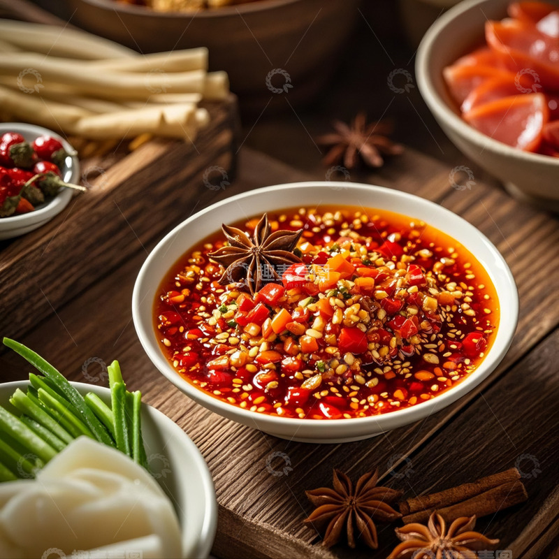 高清大图下载【趣麦麦图】辣椒油-美食类