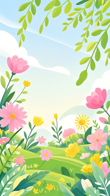 花草底纹 设计素材2