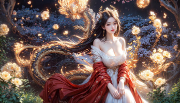 新年壁纸李慕婉