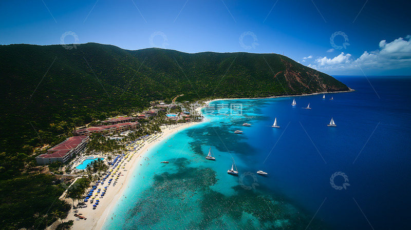 高清大图下载【趣麦麦图】海滨海湾度假圣地