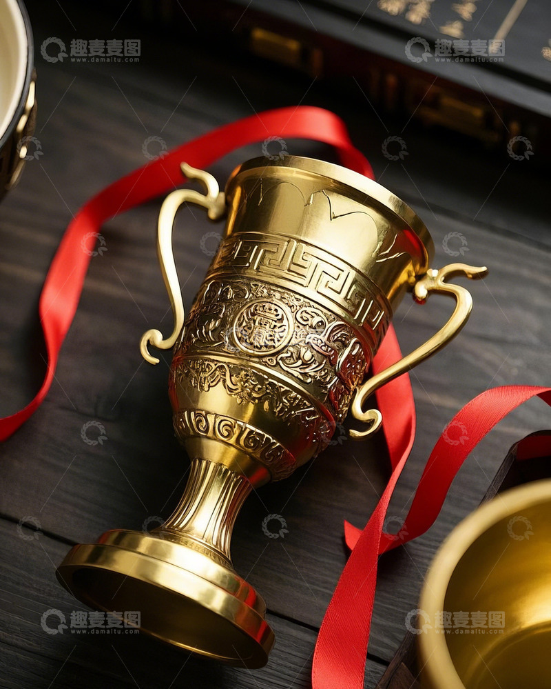 高清大图下载【趣麦麦图】中式风格奖杯