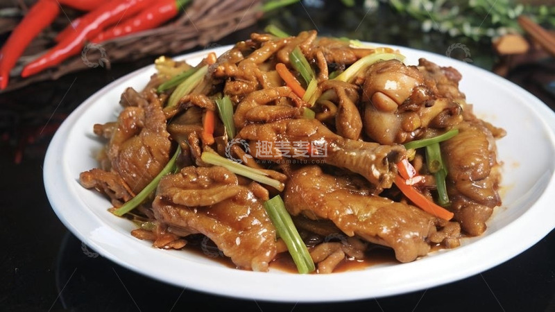 高清大图下载【趣麦麦图】美味炒鸡块1