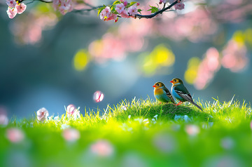 春天春季小鸟摄影图1