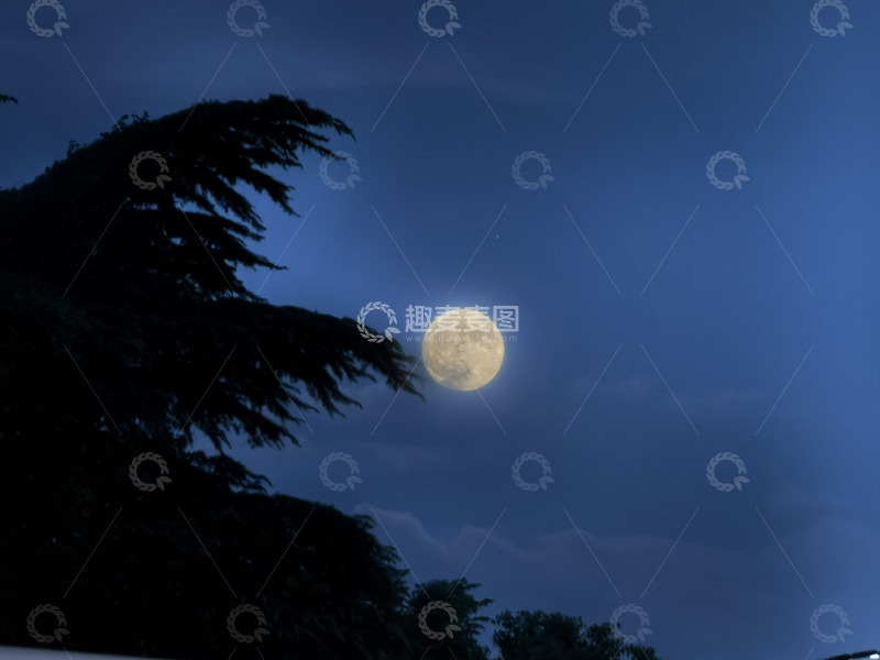 高清大图下载【趣麦麦图】八月十五的月亮