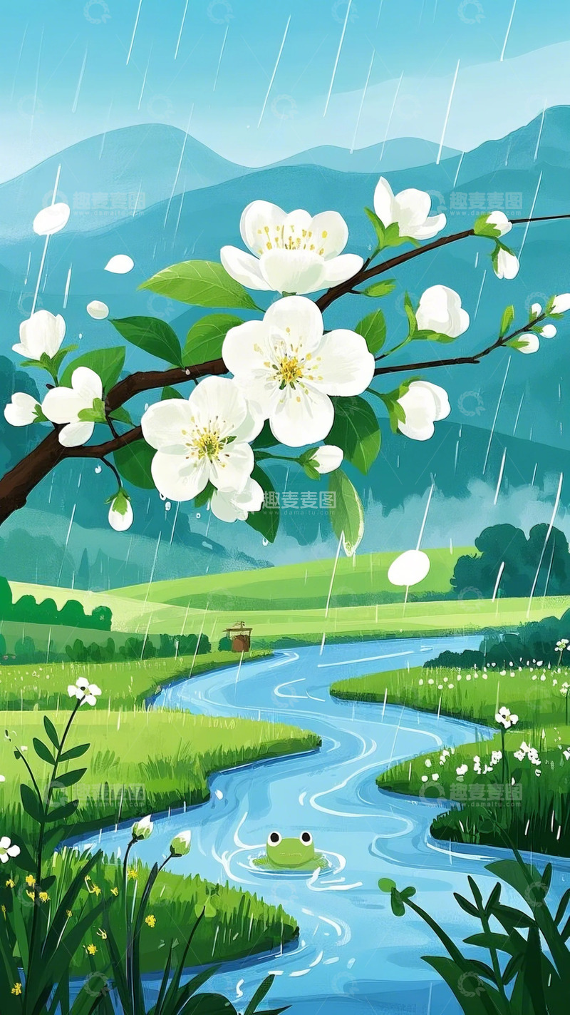 春雨  花  谷雨1