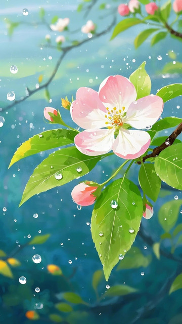 雨水 春天樱花1