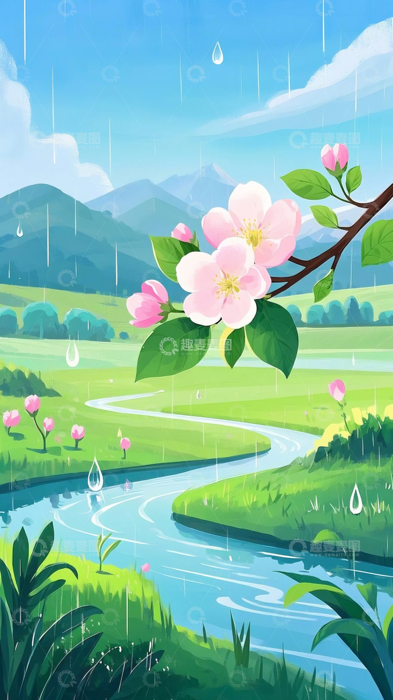 春雨  桃花  谷雨