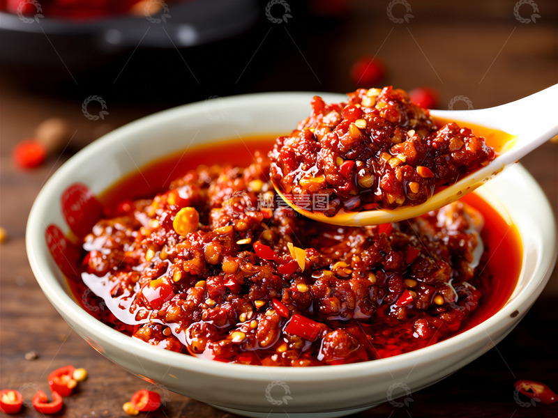 高清大图下载【趣麦麦图】香辣诱人的辣椒酱4