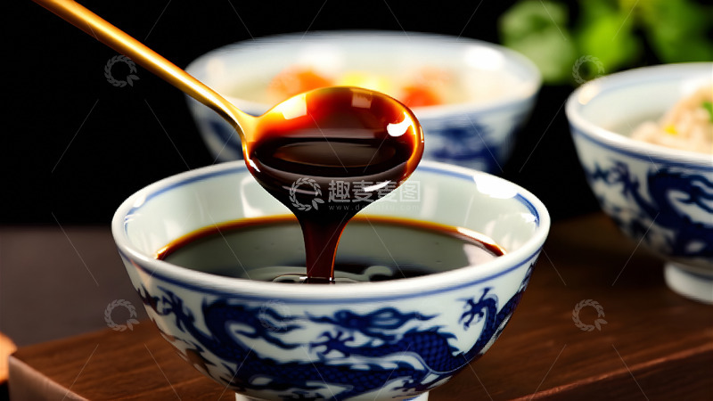 高清大图下载【趣麦麦图】一勺酱汁蘸料佐料1