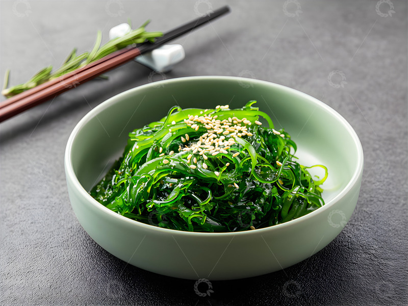 高清大图下载【趣麦麦图】海藻沙拉小菜凉拌菜