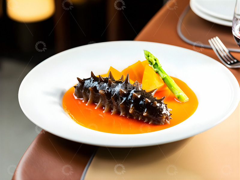 高清大图下载【趣麦麦图】精致海参养生料理3