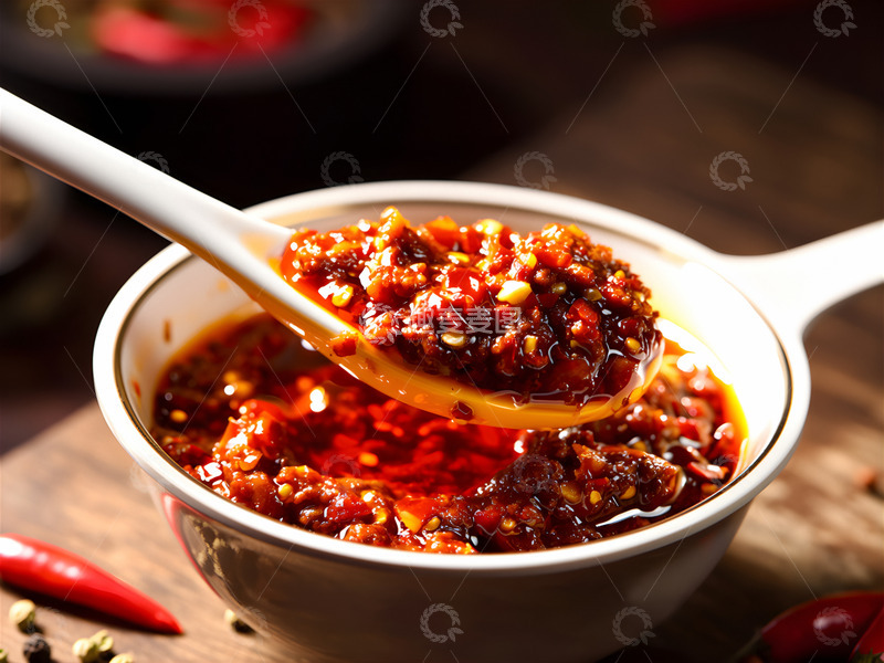 高清大图下载【趣麦麦图】香辣诱人的辣椒酱1