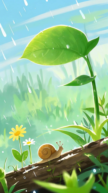 春天惊蛰小动物出门了