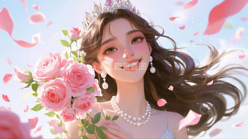 高清大图下载【趣麦麦图】女神节 妇女节 背景 图片18