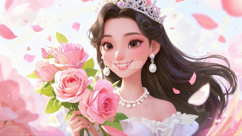 高清大图下载【趣麦麦图】女神节 妇女节 背景 图片17