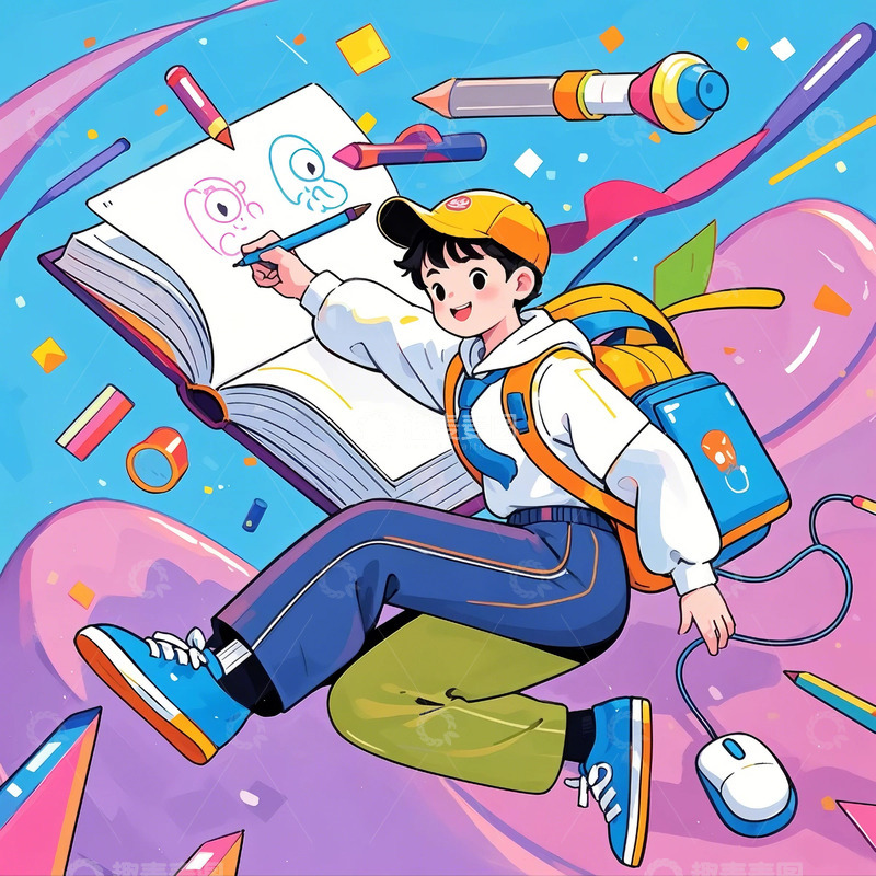 高清大图下载【趣麦麦图】学生 人物素材 2