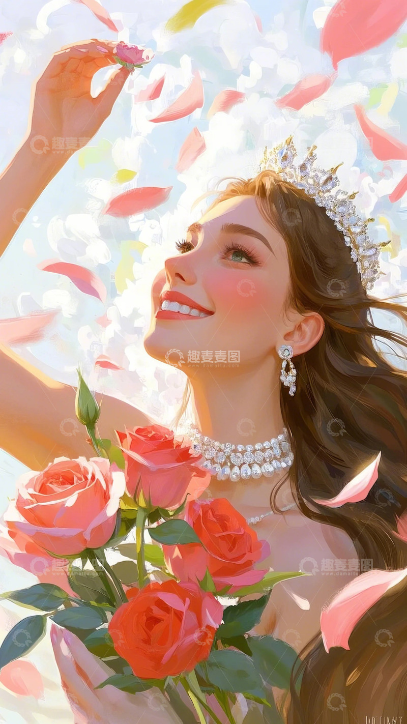 高清大图下载【趣麦麦图】女神节 妇女节 背景 图片2