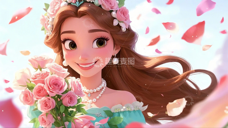 高清大图下载【趣麦麦图】女神节 妇女节 背景 图片19