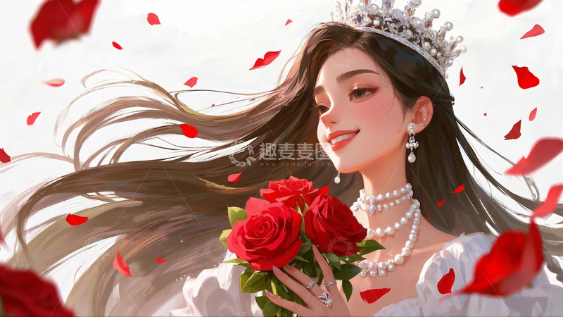 高清大图下载【趣麦麦图】女神节 妇女节 背景 图片15