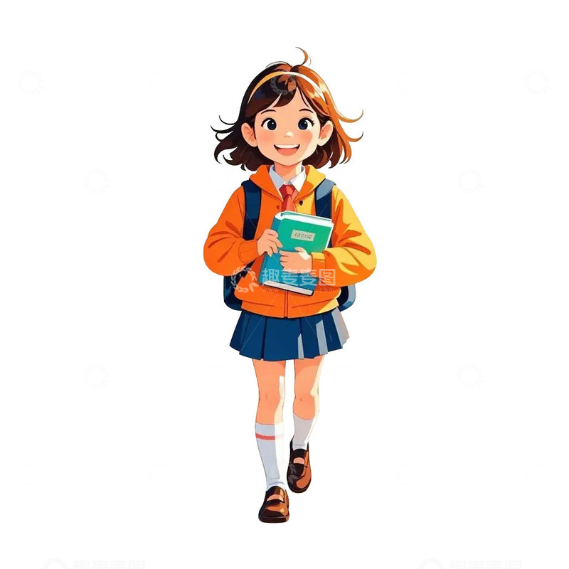 学生 人物素材 免扣元素8