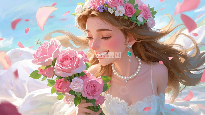 高清大图下载【趣麦麦图】女神节 妇女节 背景 图片7