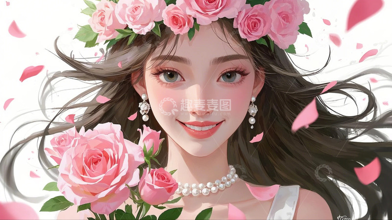 高清大图下载【趣麦麦图】女神节 妇女节 背景 图片6