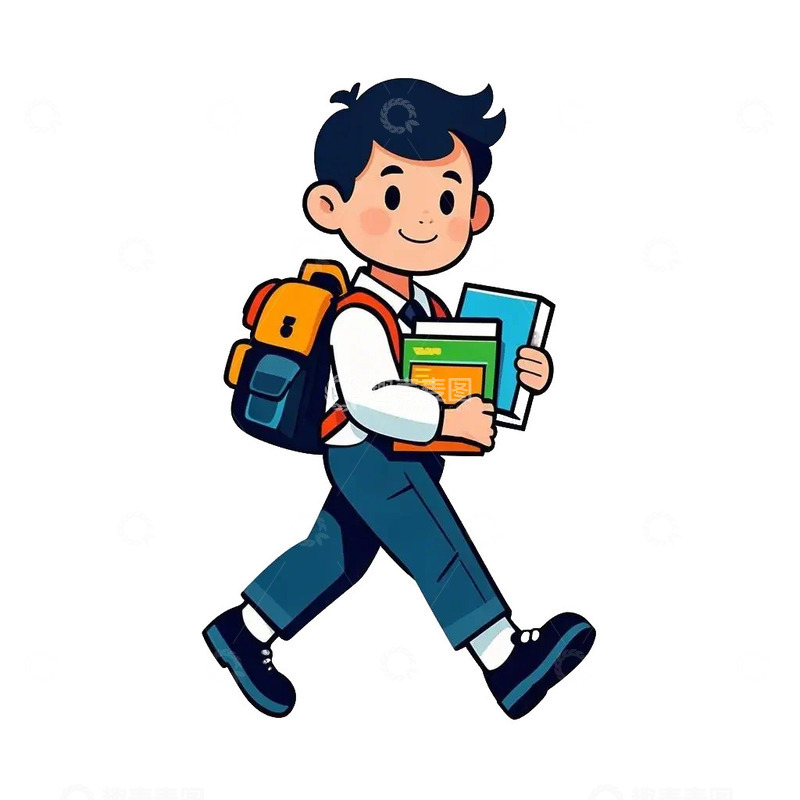 学生 人物素材 免扣元素6
