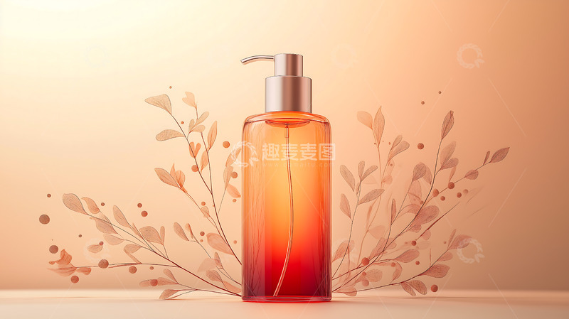 高清大图下载【趣麦麦图】化妆品瓶插画底图9