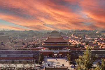 中轴线申遗文化遗产之俯瞰紫禁城