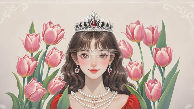 高清大图下载【趣麦麦图】女神节 妇女节 背景 图片21