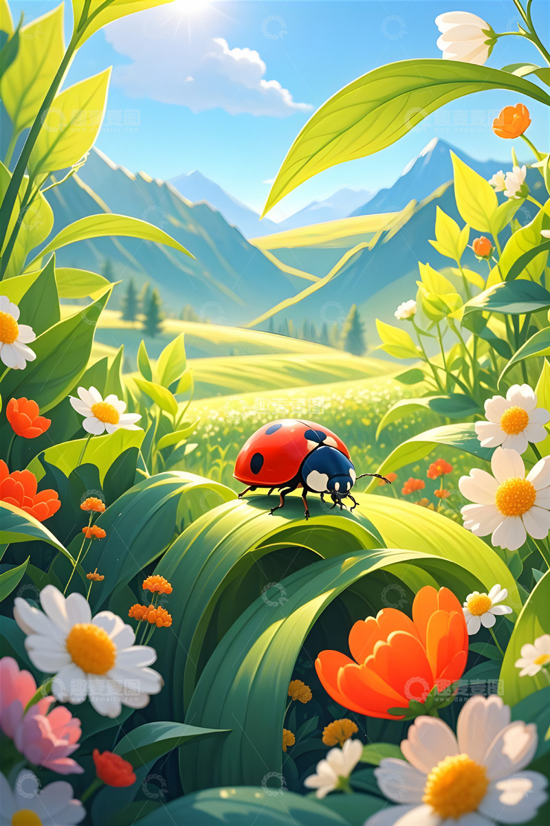 高清大图下载【趣麦麦图】春暖花开小清新植物花草1