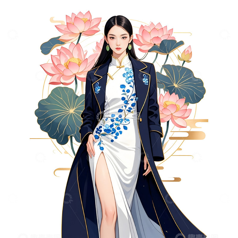 高清大图下载【趣麦麦图】女神节卡通女王插画背景4