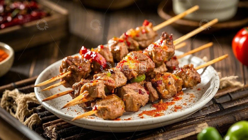 高清大图下载【趣麦麦图】明火烧烤2