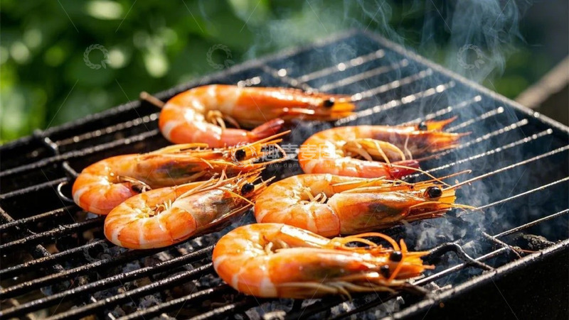 高清大图下载【趣麦麦图】海鲜烧烤