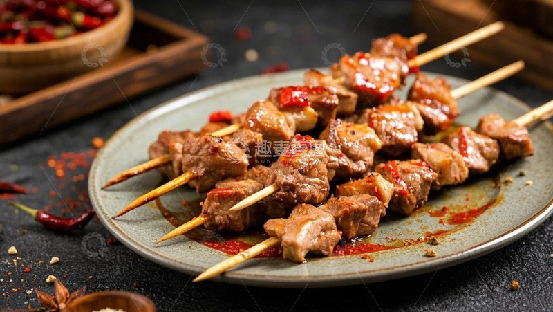 高清大图下载【趣麦麦图】明火烧烤3