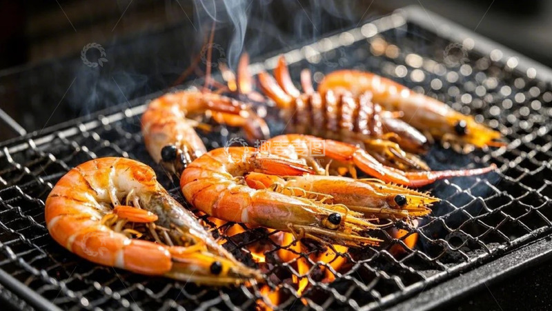 高清大图下载【趣麦麦图】海鲜烧烤4