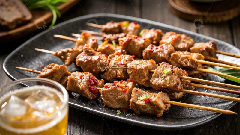 高清大图下载【趣麦麦图】明火烧烤9