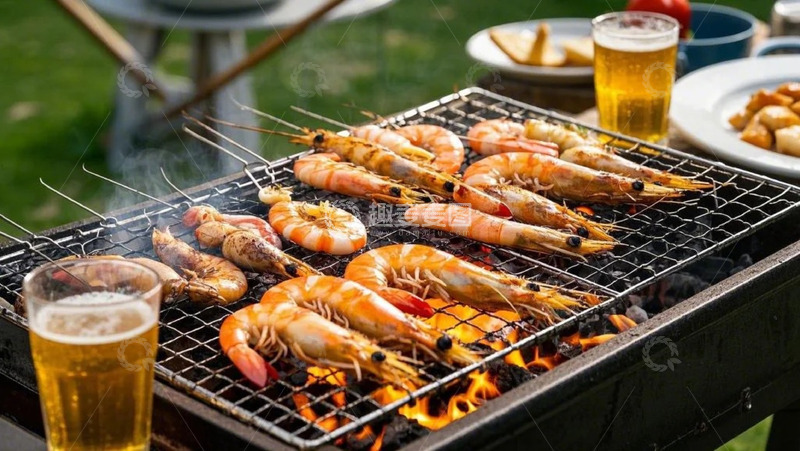 高清大图下载【趣麦麦图】海鲜烧烤12