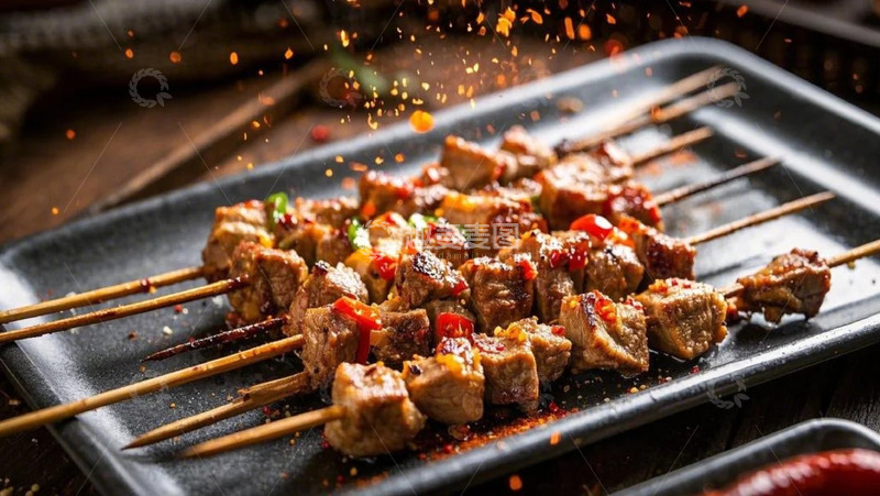 高清大图下载【趣麦麦图】明火烧烤11