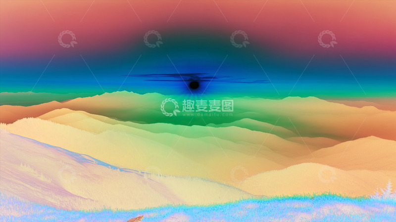 高清大图下载【趣麦麦图】天空 云彩 日落 夕阳 朝阳