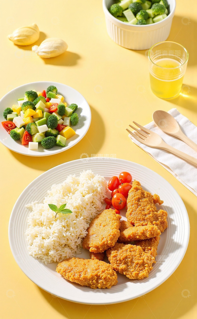 高清大图下载【趣麦麦图】轻食健康沙拉美食