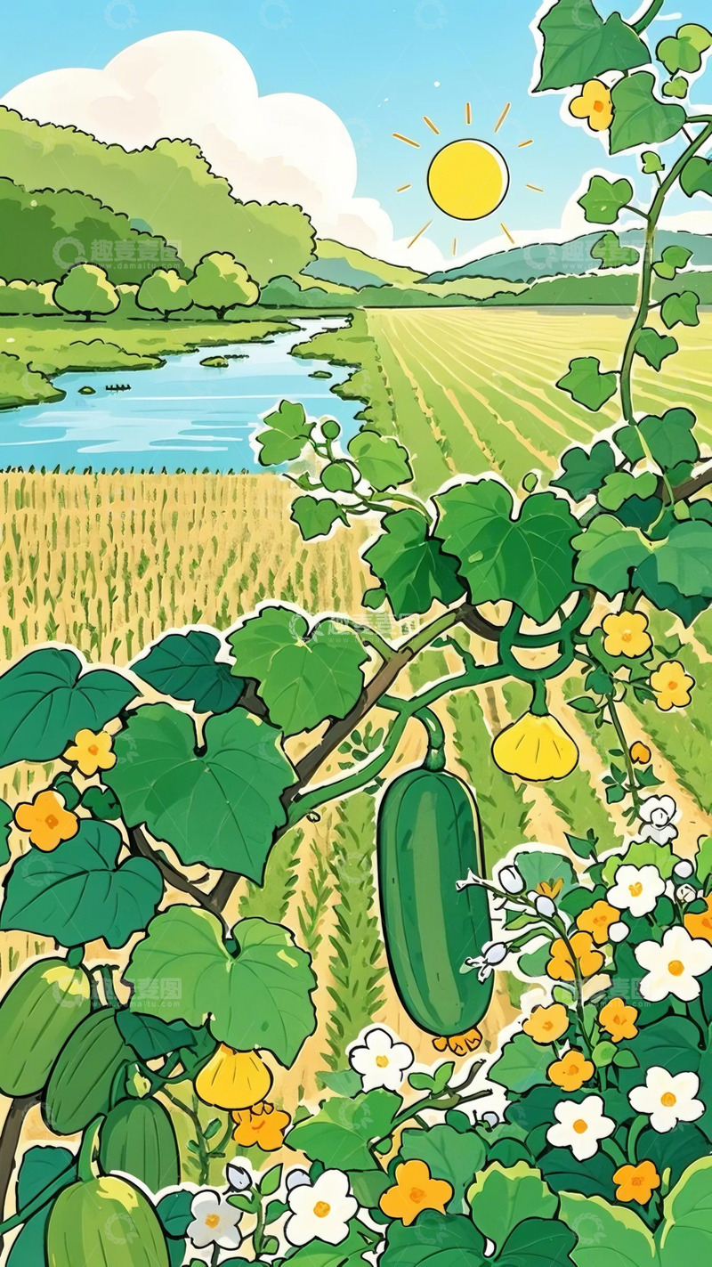 高清大图下载【趣麦麦图】春天 瓜果蔬菜