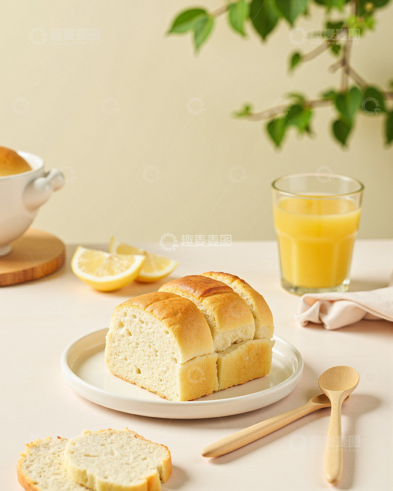 早餐面包饮料健康
