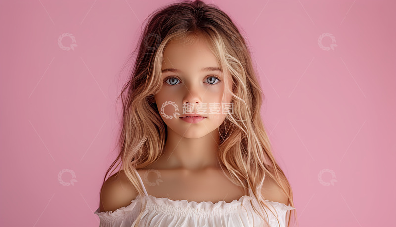 高清大图下载【趣麦麦图】可爱的欧美女孩摄影图人像